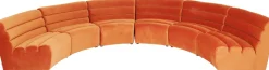KARE Sofa Element Wave Orange New