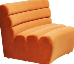 KARE Sofa Element Wave Orange New