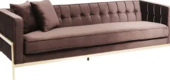 KARE Sofa Loft 3-Sitzer Braun Outlet