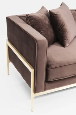 KARE Sofa Loft 3-Sitzer Braun Outlet