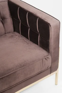 KARE Sofa Loft 3-Sitzer Braun Outlet