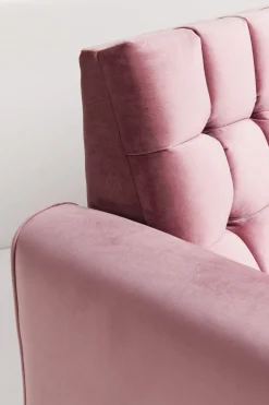 KARE Sofa Milchbar 3-Sitzer Velvet Rose Best