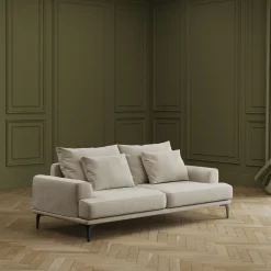 KARE Sofa Napoli 3-Sitzer Creme 227cm