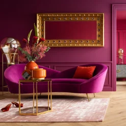 KARE Sofa Night Fever 3-Sitzer Lila Hot