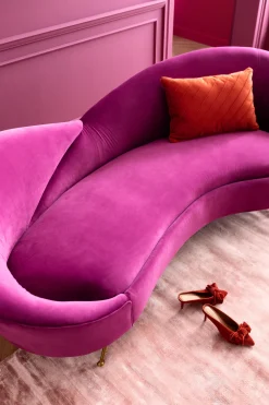 KARE Sofa Night Fever 3-Sitzer Lila Hot