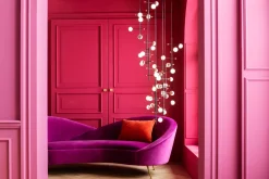 KARE Sofa Night Fever 3-Sitzer Lila Hot