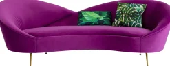 KARE Sofa Night Fever 3-Sitzer Lila Hot