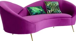 KARE Sofa Night Fever 3-Sitzer Lila Hot