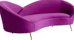 KARE Sofa Night Fever 3-Sitzer Lila Hot