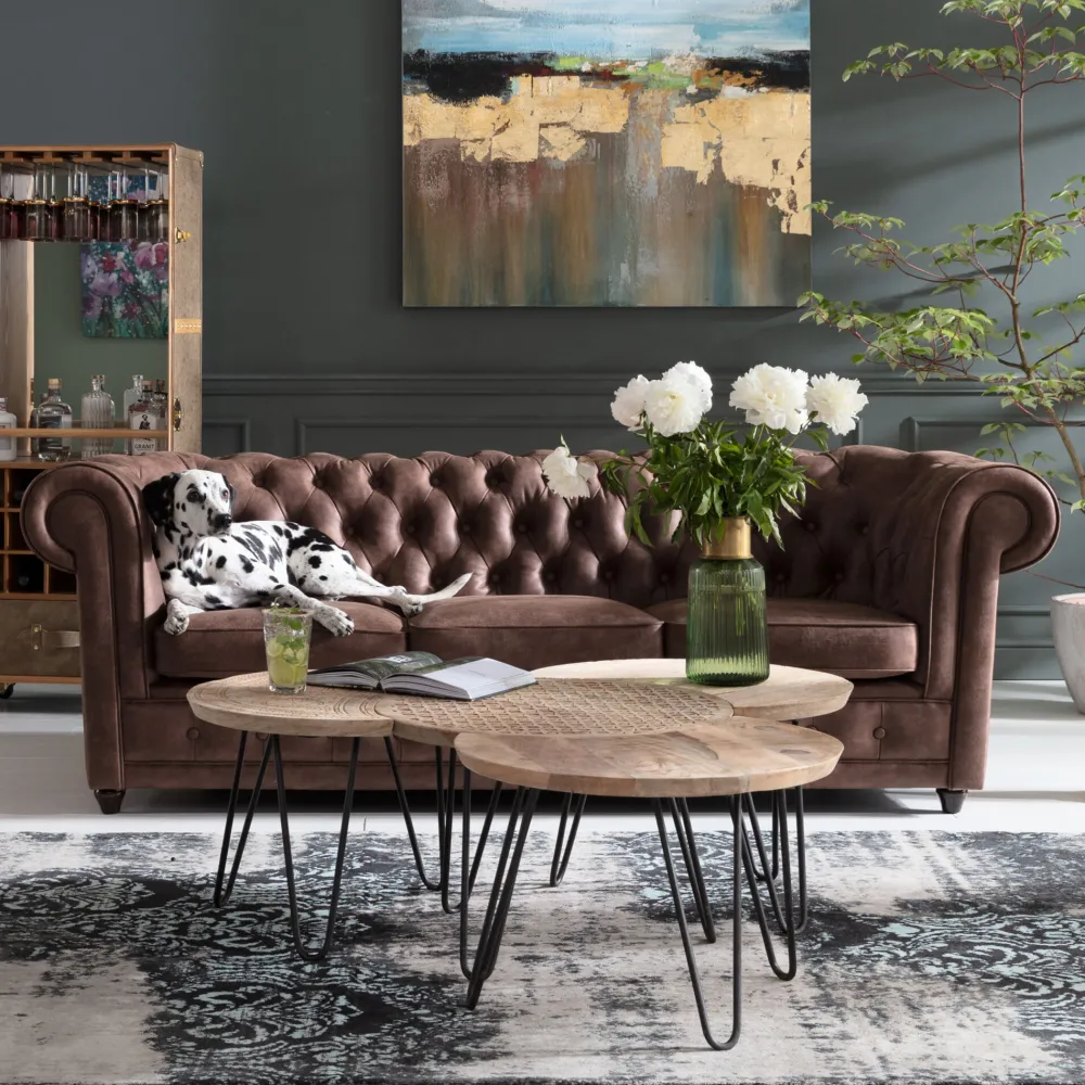 KARE Sofa Oxford 3-Sitzer Vintage Smart Discount