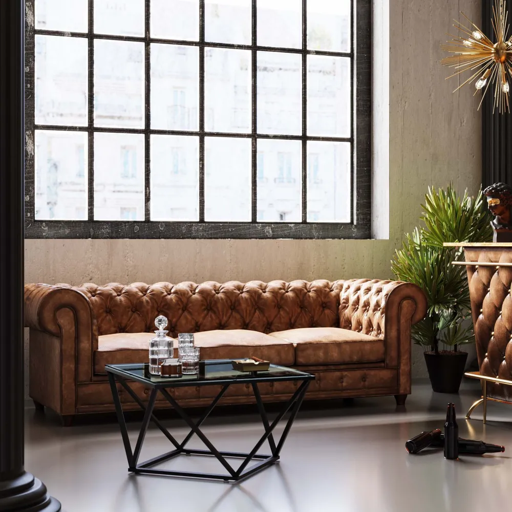 KARE Sofa Oxford 3-Sitzer Vintage Smart Discount