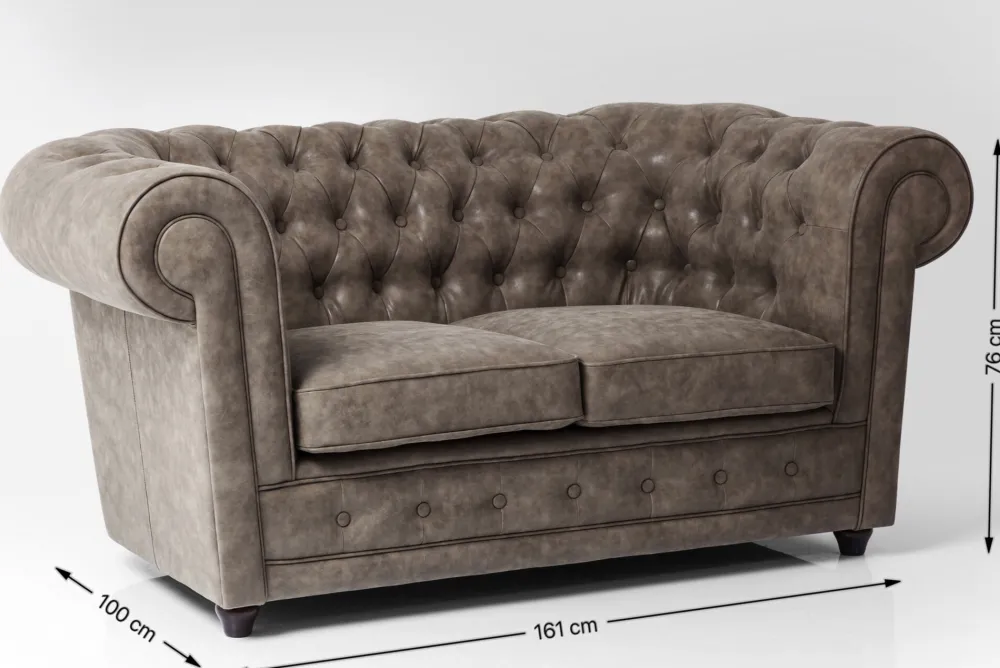 KARE Sofa Oxford 2-Sitzer Vintage Smart Discount