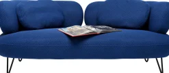 KARE Sofa Peppo 2-Sitzer Blau 182cm Discount