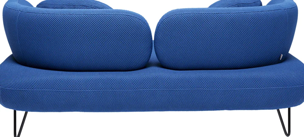 KARE Sofa Peppo 2-Sitzer Blau 182cm Discount