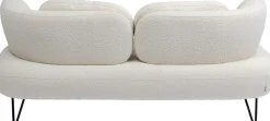 KARE Sofa Peppo 2-Sitzer Weiß 182cm