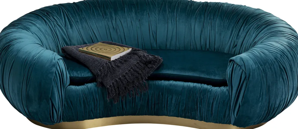 KARE Sofa Perugia 2-Sitzer Smaragd 195cm Hot
