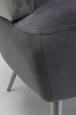 KARE Sofa Sandwich 2-Sitzer Grau Hot