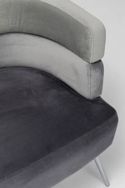 KARE Sofa Sandwich 2-Sitzer Grau Hot