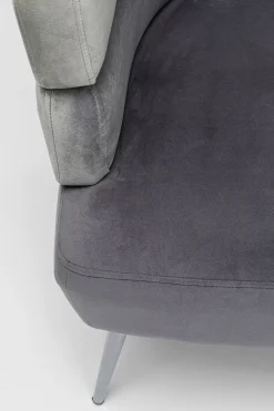 KARE Sofa Sandwich 2-Sitzer Grau Hot