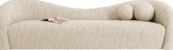 KARE Sofa 3-Sitzer Livia Melange Creme 261cm Sale