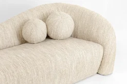 KARE Sofa 3-Sitzer Livia Melange Creme 261cm Sale