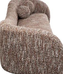 KARE Sofa 3-Sitzer Livia Melange Braun 261cm Discount