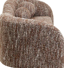 KARE Sofa 2-Sitzer Livia Melange Braun 201cm Online