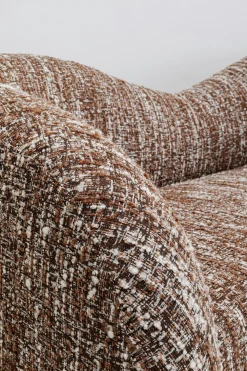 KARE Sofa 2-Sitzer Livia Melange Braun 201cm Online