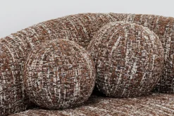 KARE Sofa 2-Sitzer Livia Melange Braun 201cm Online