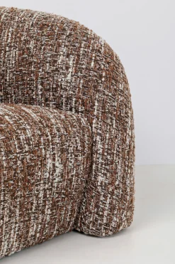KARE Sofa 2-Sitzer Livia Melange Braun 201cm Online