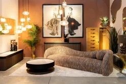 KARE Sofa 2-Sitzer Livia Melange Braun 201cm Online