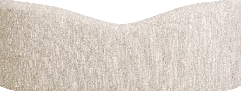 KARE Sofa 2-Sitzer Livia Melange Creme 201cm