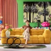 KARE Sofa 3-Sitzer Salamanca Gelb 240cm Online