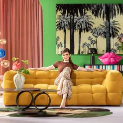 KARE Sofa 3-Sitzer Salamanca Gelb 240cm Online