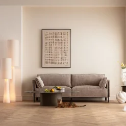 KARE Sofa 3-Sitzer Victor Grau 233cm Clearance
