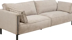 KARE Sofa 3-Sitzer Victor Grau 233cm Clearance