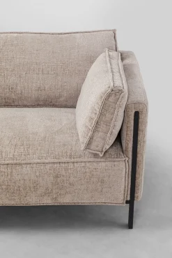 KARE Sofa 3-Sitzer Victor Grau 233cm Clearance