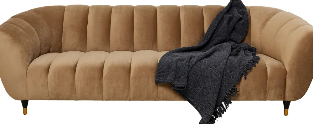 KARE Sofa Spectra Samt Amber 3-Sitzer 245cm Clearance