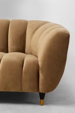 KARE Sofa Spectra Samt Amber 3-Sitzer 245cm Clearance