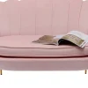 KARE Sofa Water Lily 2-Sitzer Gold Rosa