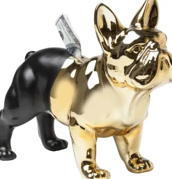 KARE Spardose Bulldog Gold-Schwarz Outlet