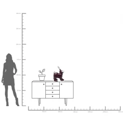 KARE Spardose Fetish Bunny Standing Burgund Online