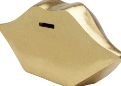 KARE Spardose Lips Gold 13cm New