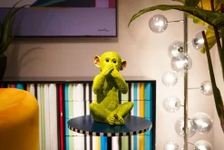KARE Spardose Monkey Iwazaru Grün Clearance