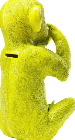 KARE Spardose Monkey Iwazaru Grün Clearance