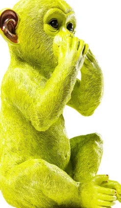 KARE Spardose Monkey Iwazaru Grün Clearance