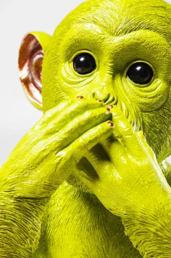KARE Spardose Monkey Iwazaru Grün Clearance