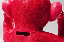 KARE Spardose Monkey Kikazaru Rot New