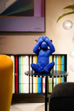 KARE Spardose Monkey Mizaru Blau Sale