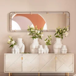 KARE Spiegel Betsy Frame Rectangular Metal 55x165cm Hot